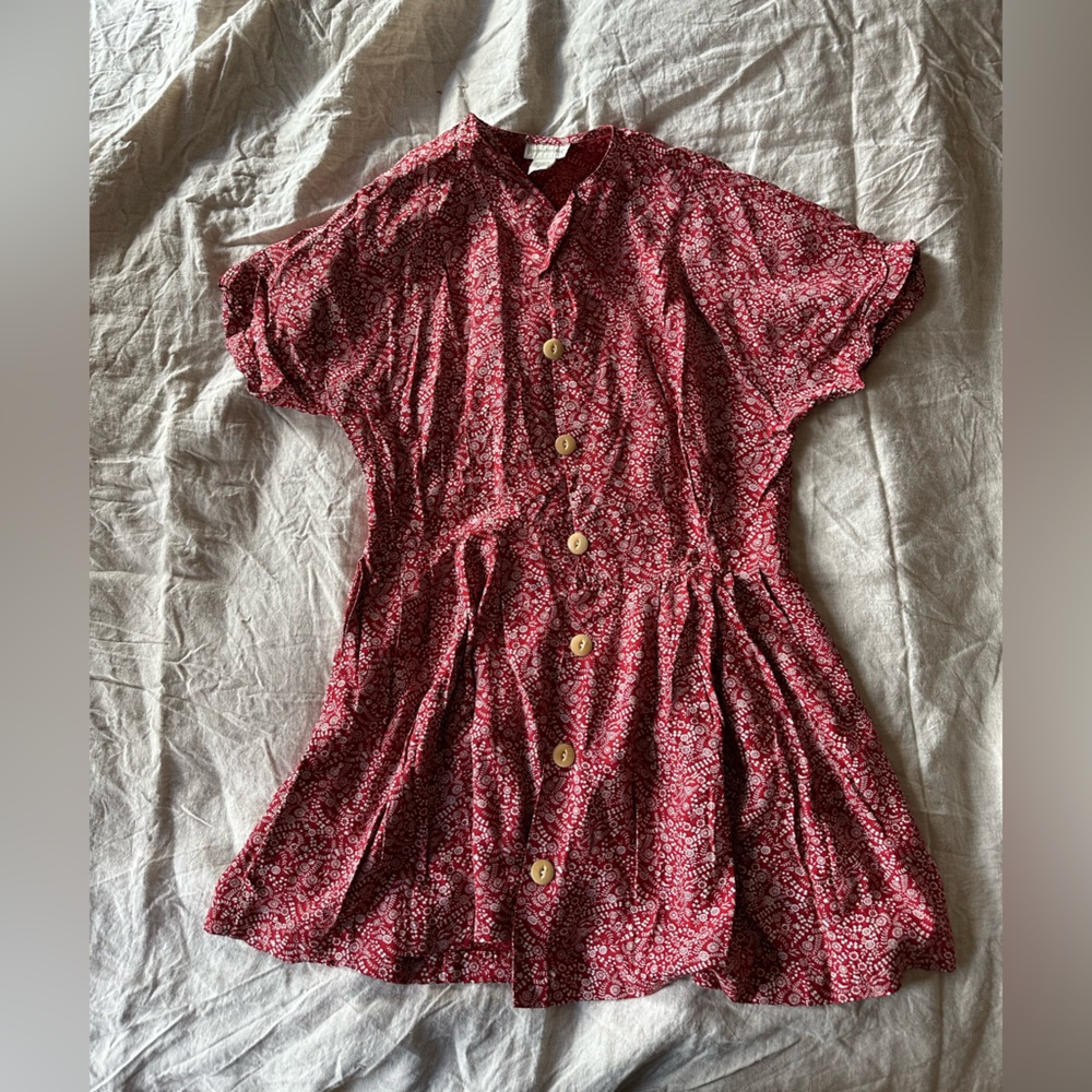 Vintage Banana Republic floral mini dress, size small